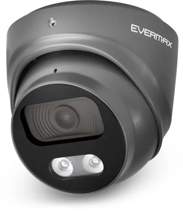 EVERMAX Kopułkowa Grafitová 5Mpx IR 40m AI IP67 mikrofon (EVX-IP5D01-IRW-Ai-G)