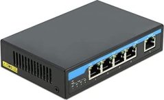 Delock DELOCK Gigabit Ethernet Switch 4 Port PoE + 1 RJ45