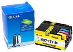 G&G nabój z Tonerem 4 ks Náhradný Čierny, Cyjan, Žltý, Purpurowy (10436)