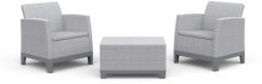 Keter Sada mebli záhradných Scandi Forma Balcony Set jasnoSivý/tmavoSivý stalowy (8711245162737)