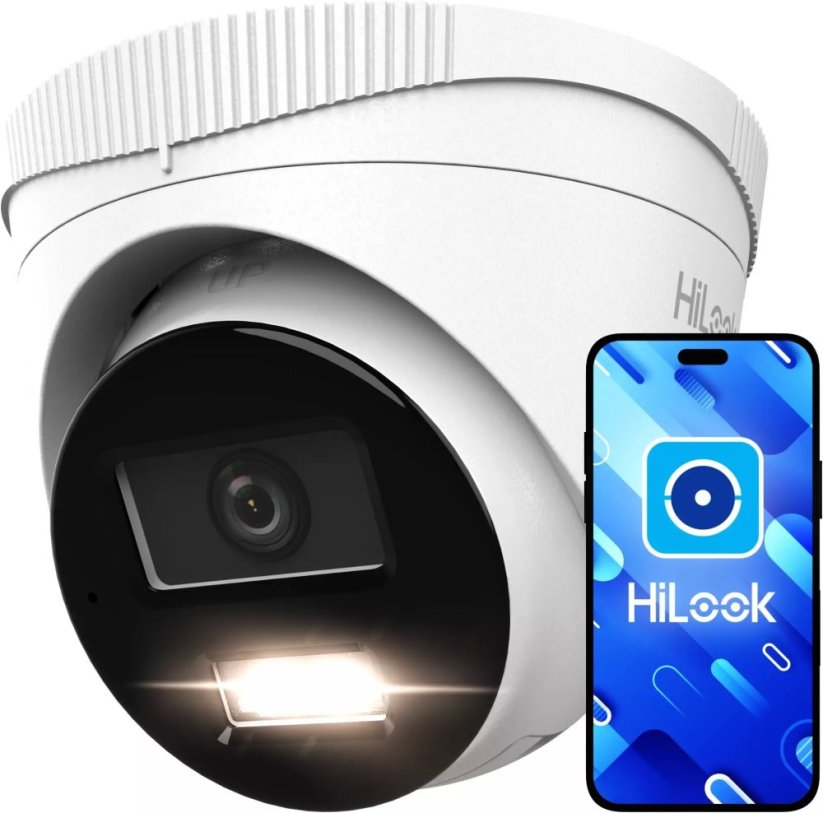 HiLook Kamera IP IPC-T240HA-LUC HiLook by Hikvision 4Mpx Smart Hybrid Light 20m
