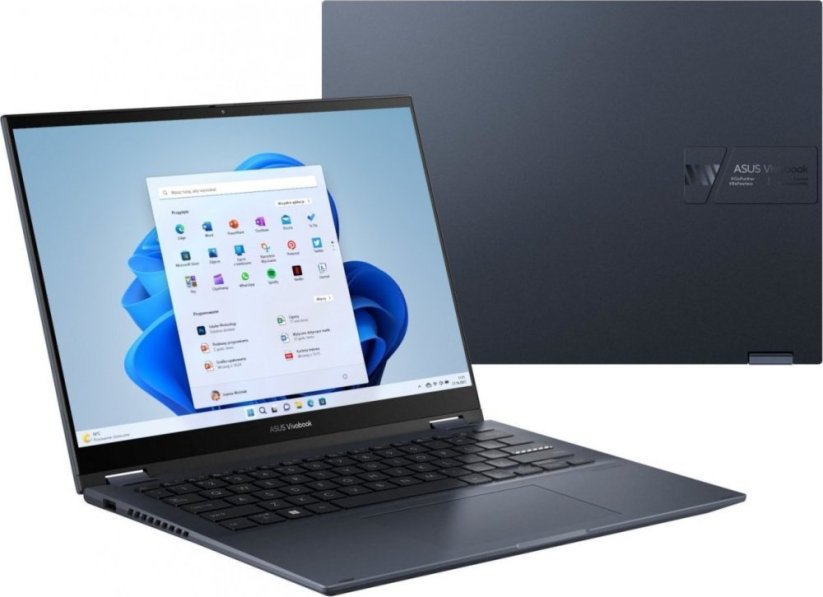 Asus Notebook ASUS Vivobook S14 Flip OLED TN3402YA-KN052W - R5-7530U | 14'' | Dotyk | 2 8k | 16GB | 512GB | W11Home | Modrý
