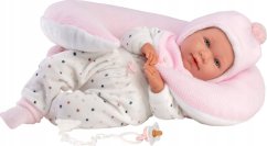 Llorens 74102 Bábika bobas płacząca Mimi 42 cm z podusią rogal