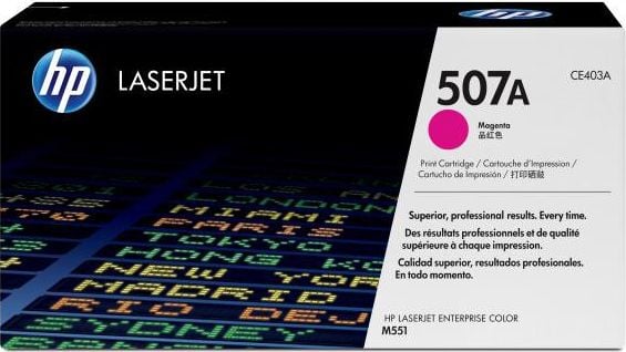 HP 507A Magenta Originál  (CE403-67901)