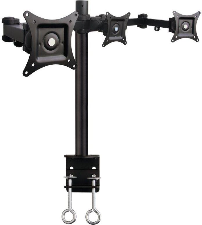 Techly Biurkowy držiak Obrotowy na Trzy Monitory 13-24 Cali 30kg (ICA-LCD 482-T)
