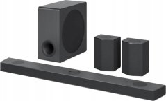 LG LG DS95QR, 9.1.5 channels, 810 W, DTS Digital Surround, DTS-HD HR, DTS-HD Master Audio, Dolby Atmos, Dolby Digital, Dolby Digital..., 96 kHz, Wireless, Black