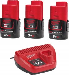 MILWAUKEE M12™ NRG Set akumulátorov M12NRG-603  3ks