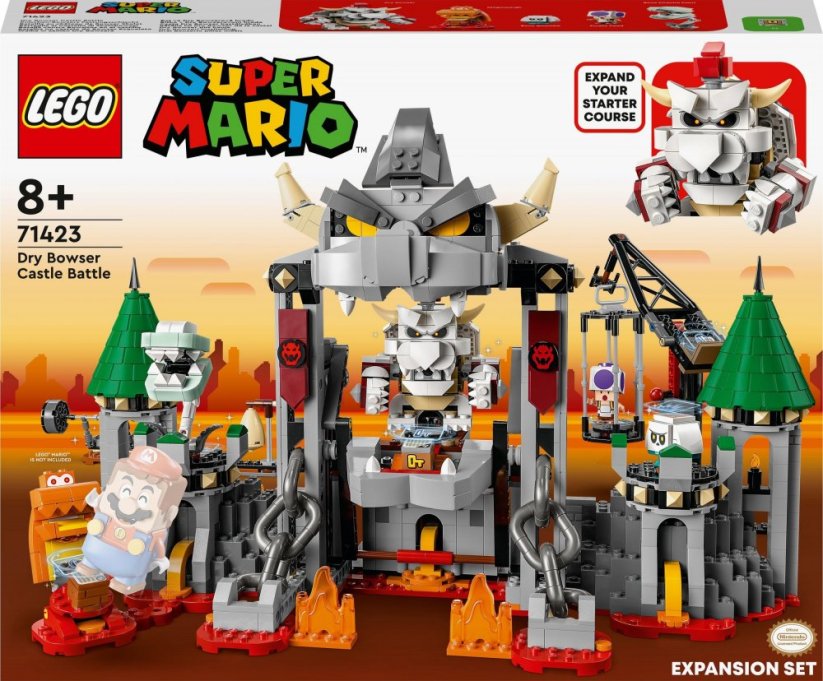 LEGO Super Mario Walka w zamku Dry Bowsera — Sada rozszerzający (71423)