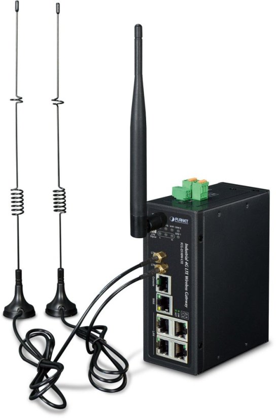 Planet PLANET Industrial 4G LTE Cellular WL, MiniSIM, Ethernet (RJ-45), 133 mm, 115.7 mm, 45 mm, 564 g
