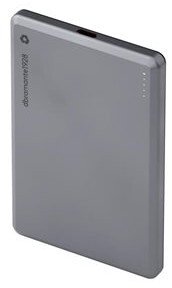 dbramante re-charge - Induktive Power Bank - 5000 mAh - 20 Watt - 3 A (24 pin USB-C) - Sivý