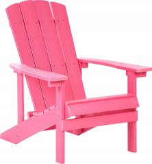 Beliani kreslo ogrodowe MDF Ružový ADIRONDACK Lumarko!