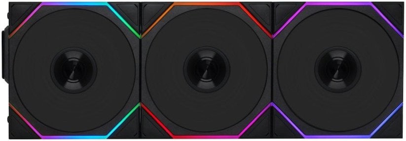Lian Li Lian Li UNI FAN TL Wireless Lüfter, ARGB, PWM, 3er-Pack - Reverse Blade, 120mm, schwarz