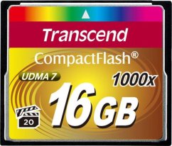 Transcend 1000x Compact Flash 16 GB  (TS16GCF1000)