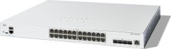 Cisco Catalyst 1300-24XT - Switch - L3 - Smart - 24 x 10 Gigabit Ethernet + 4 x combo 10 Gigabit SFP+/RJ-45 - an Rack montierbar
