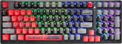 A4Tech A4tech Bloody Klávesnice S98 Sports, herní klávesnice, mechanická, drátová, Red Switch, CZ/SK, Černá