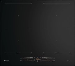 Hisense Hisense  prokovums 59.5 cm  bez ramja  melna - Iebuvejama indukcijas plits virsma HI6442BSCWF (3838782863325)
