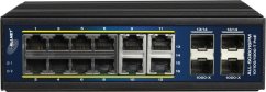 Allnet 12+4P ALLNET ALL-SGI8016PM POE+ M industrial