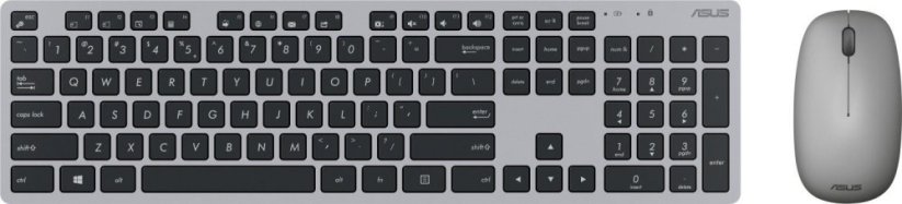 Asus ASUS W5000 klawiatura Dołączona myszka RF Wireless Szary