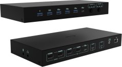 I-TEC USB-C KVM Dock PRO dla trzech hostów (C31KVMDOCKPDPRO)
