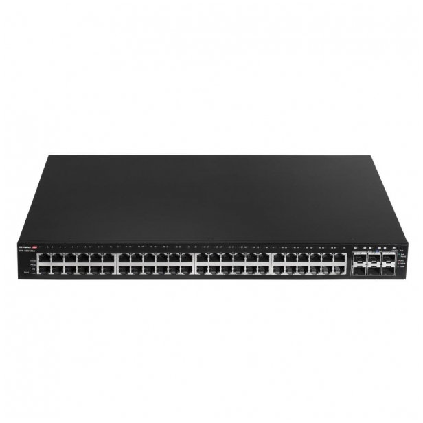 EdiMax edimax technology Switch zarządzalny Edimax IGS-5654PLX Web Smart 48x1GbE PoE+ 6x10GbE SFP+ Uplink