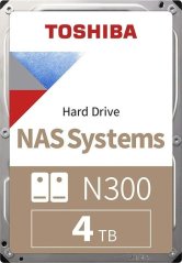 Toshiba N300 (retail) 4TB 3.5'' SATA III (6 Gb/s)  (HDWG440EZSTA)