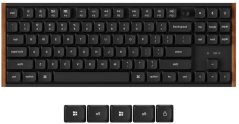 Keychron K1 Ultra 8K Keychron Milk POM Switch Brown (4894979060969)