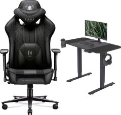 Diablo Chairs X-PLAYER 2.0 Normal Size Czarny + EGON 1100 Czarne 110 cmx60 cm