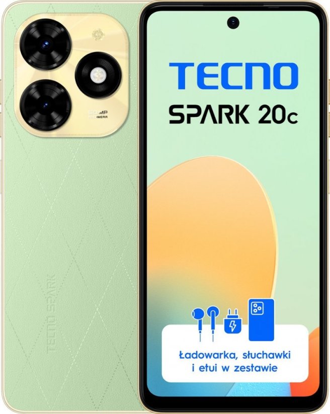 Tecno Spark 20C 4/128GB Zelený  (BG7n_128+4_MSG)
