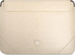Guess Guess Sleeve GUCS14PSATLE 13/14" Béžový /beige Saffiano Triangle Logo