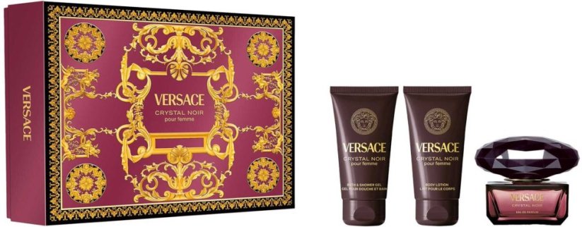 Versace Crystal Noir Eau de Parfum 50ml + Body Lotion 50ml + Shower Gel 50ml (310506)