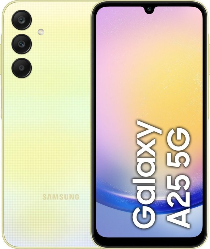 SAMSUNG Galaxy A25 5G A256B 6GB/128GB, žltá
