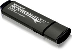 iStorage iStorage Kanguru Defender Elite300, 64GB pamięć USB USB Typu-A 3.2 Gen 1 (3.1 Gen 1) Čierny, Sivý