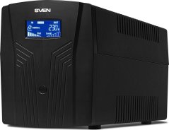 Sven Zasilacz awaryjny SVEN Pro 1500, 900W, LCD, USB, RG-45, 3 zásuvky euro