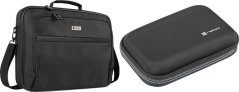 Natec Torba Natec BOXER LITE do laptopów 15,6" Czarna (NTO-2054) + Etui na dysk twardy Krill 2 Czarne (NET-2053)