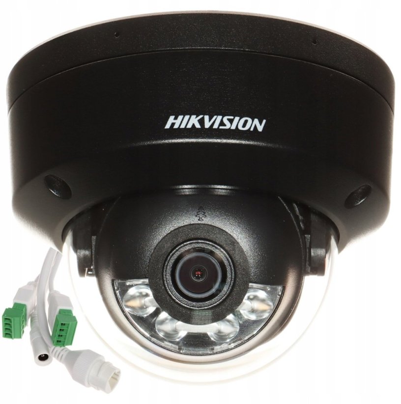 Hikvision KAMERA WANDALOODPORNA IP DS-2CD2183G2-LIS2U(2.8MM)(BLACK)/PL Smart Hybrid Light AcuSense - 8.3&nbsp;Mpx 4K UHD Hikvision
