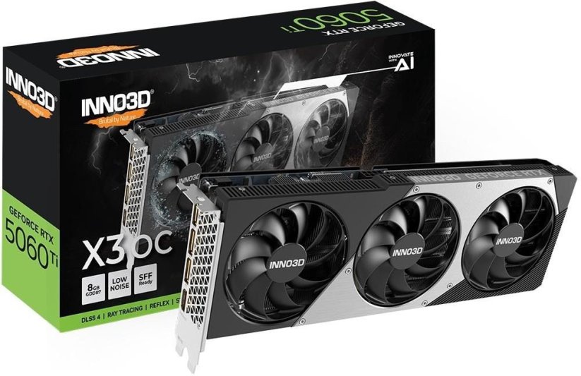 Inno3D GeForce RTX 5060 Ti X3 OC 8GB GDDR7 DLSS4 (N506T3-08D7X-193075L)