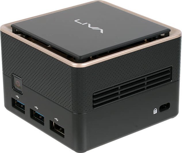 Elitegroup ECS LIVA Q3 Plus R1505G-0464 Mini PC AMD 4GB/64GB black