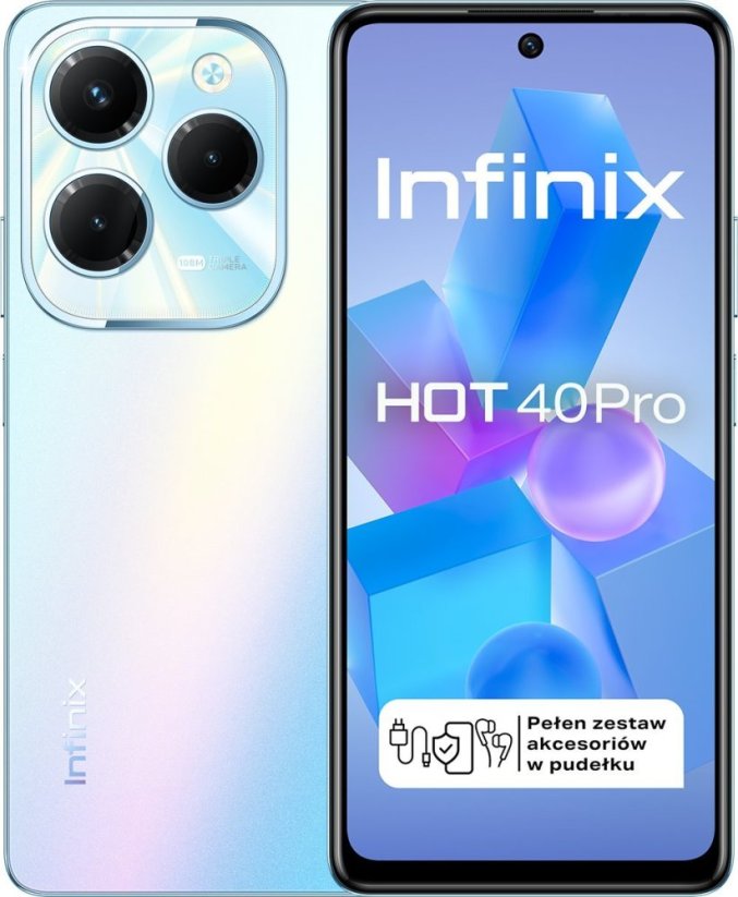 Infinix Hot 40 Pro 8/256GB Modrý  (INFINIXHOT40PROBLUE)