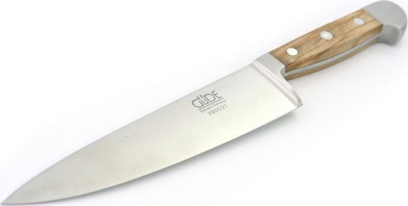 Gude Nôž Kuchynský Güde Alpha 21 cm z dreva oliwnego