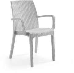 ProGarden Garden chair Indiana white 8003723090930