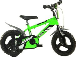 NoName Bicykel detský Dino 12" Zelený