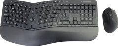 Conceptronic CONCEPTRONIC Wireless Keyboard+Mouse,ergo,Layout spanisch sw