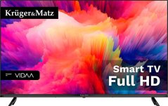 Kruger&Matz televízorKruger&Matz 43" FHD smart DVB-T2/S2 H.265 Hevc