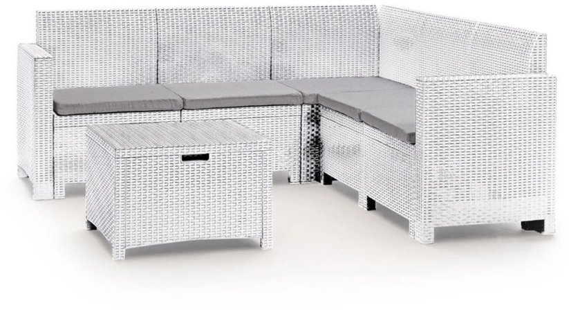Gardena Garden furniture set Set Nebraska Corner white 8003723090756