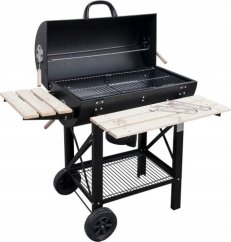 Mirpol MIR418 Grill záhradný na drevené uhlie 70 cm x 35 cm