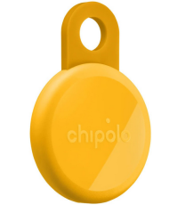 Chipolo LOOP – Rechargeable Bluetooth Tracker with Silicone Loop for iOS & Android, Honey