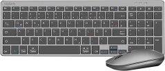 LogiLink Keyboard 2.4G & BT Combo set, grey (ID0215)