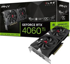 PNY GeForce RTX 4060 Ti XLR8 Gaming Verto OC 16GB GDDR6 (VCG4060T16DFXPB1-O)