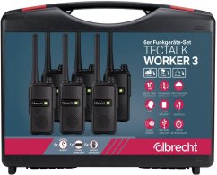 Albrecht Tectalk Worker 3 Case 6 pcs. Sada narzędziowy