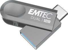Emtec Dual D280 128GB strieborný (ECMMD128GD283)